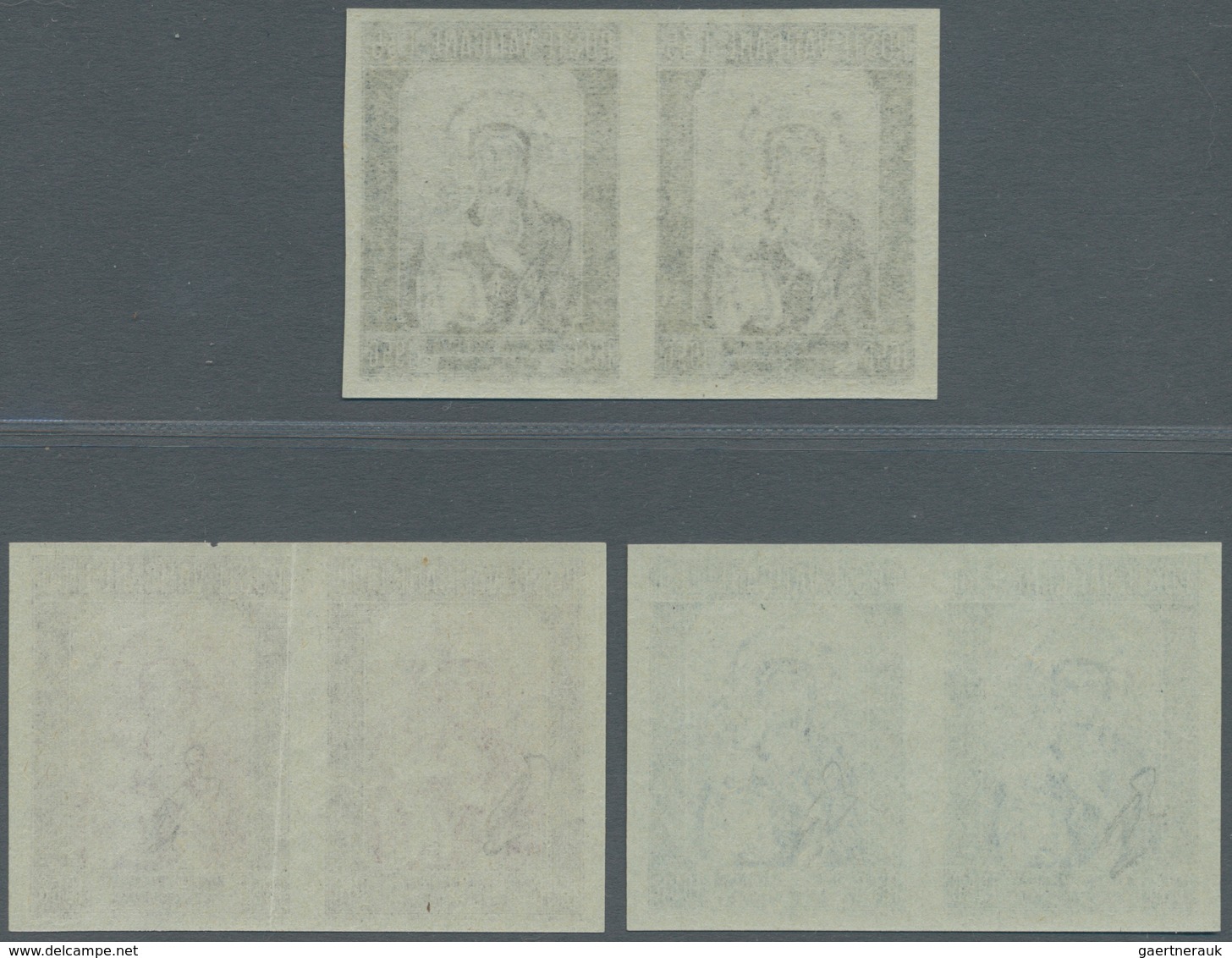 Thematik: Religion / Religion: 1956, Vatikan, 35 L, 60 L And 100 L "madonna Nera", Complete Set Of 3 - Andere & Zonder Classificatie