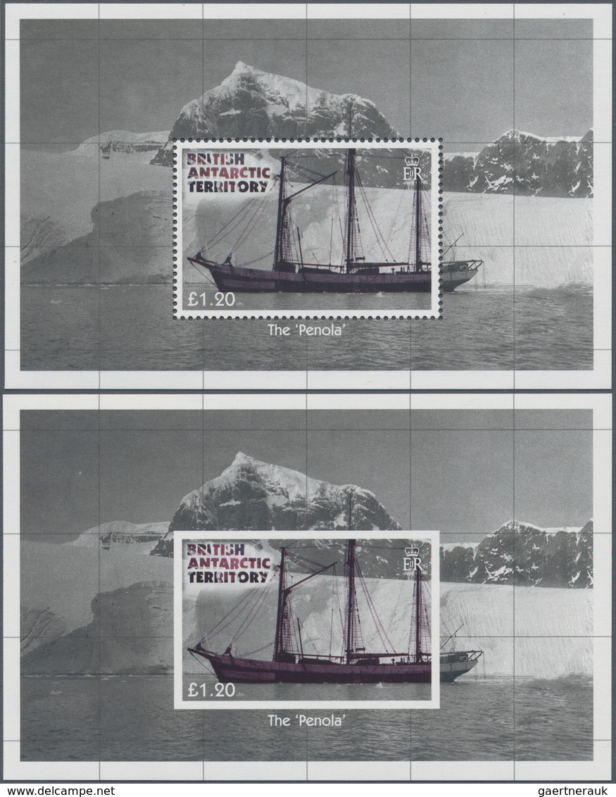 Thematik: Schiffe / Ships: 2012, BRITISH ANTARCTIC TERRITORY: 75 Years Expedition To Grahamland (sai - Barcos