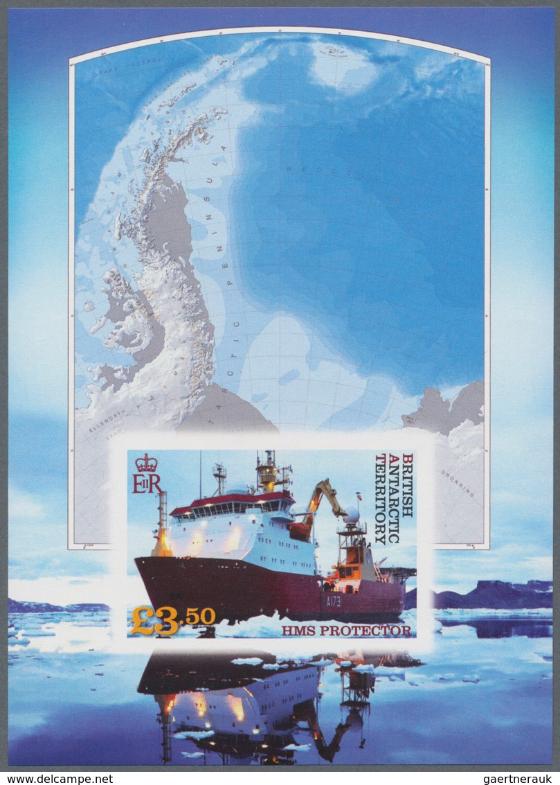 Thematik: Schiffe / Ships: 2012, BRITISH ANTARCTIC TERRITORY: Icebreaker And Research Ship 'Protecto - Barcos