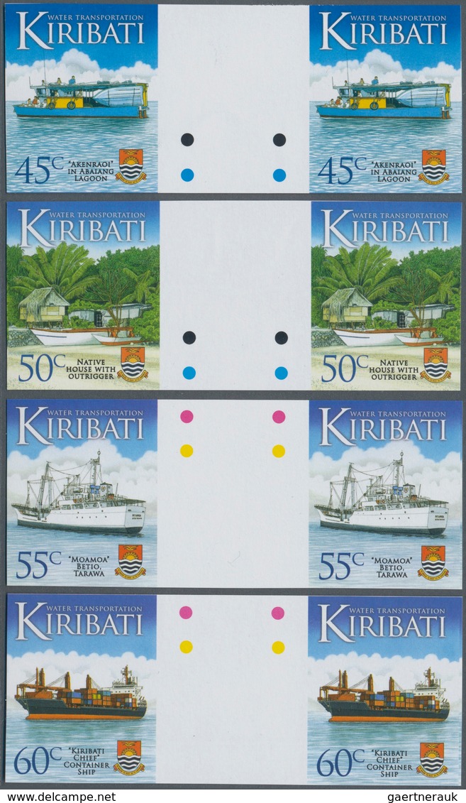 Thematik: Schiffe / Ships: 2013, KIRIBATI: Definitive Issue 'Ships' Complete Set Of 16 In Horizontal - Ships