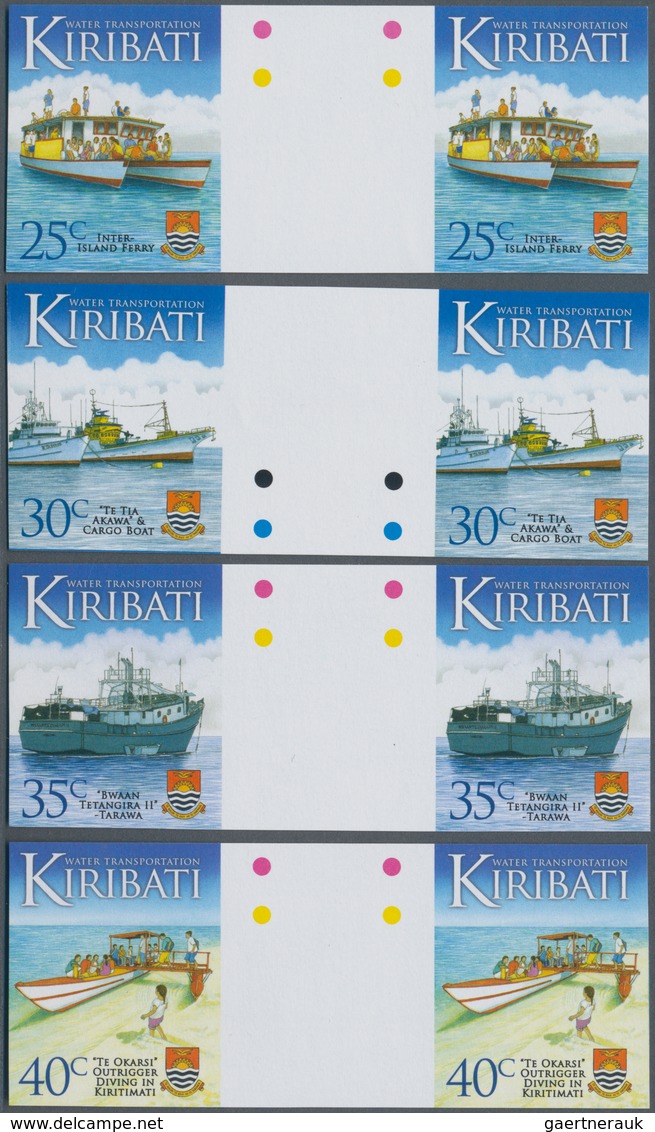 Thematik: Schiffe / Ships: 2013, KIRIBATI: Definitive Issue 'Ships' Complete Set Of 16 In Horizontal - Ships