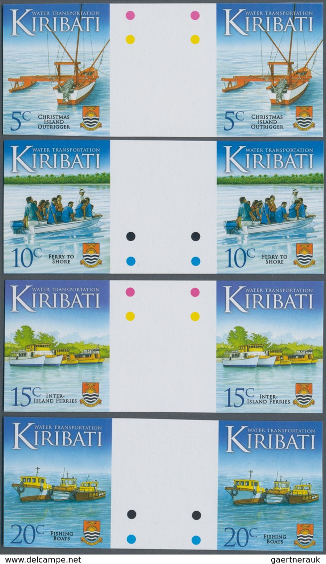 Thematik: Schiffe / Ships: 2013, KIRIBATI: Definitive Issue 'Ships' Complete Set Of 16 In Horizontal - Ships