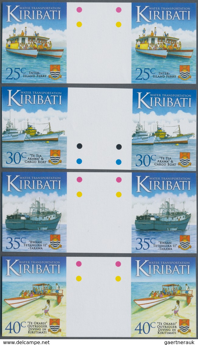 Thematik: Schiffe / Ships: 2013, KIRIBATI: Definitive Issue 'Ships' Complete Set Of 16 In Horizontal - Boten