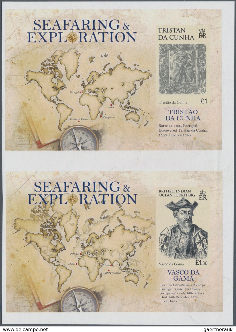 Thematik: Seefahrer, Entdecker / Sailors, Discoverers: 2009, TRISTAN DA CUNHA And B.I.O.T.: Seafarin - Explorers