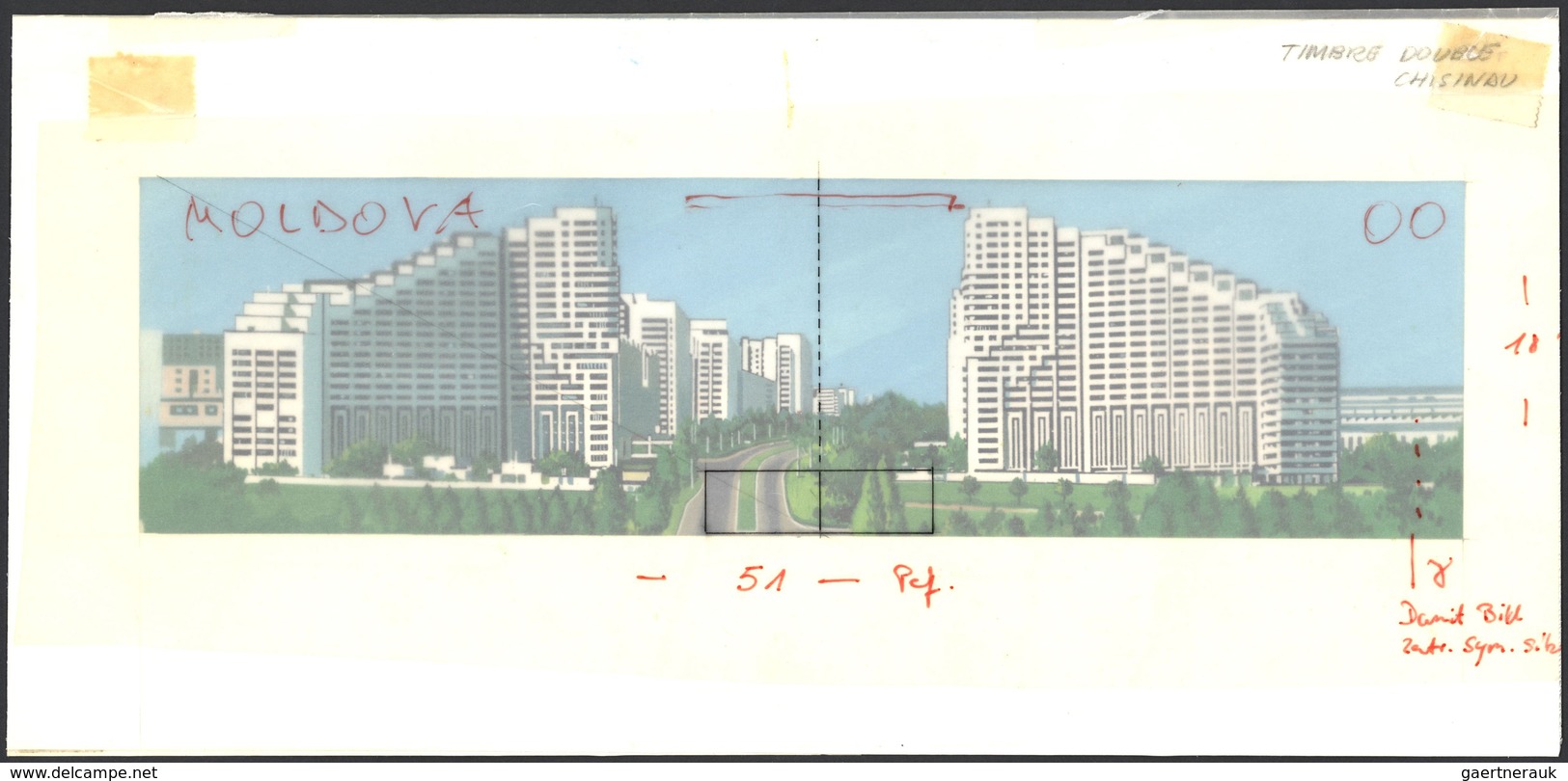 Thematik: Sehenswürdigkeiten / Sights: 1994, MOLDOVA: Prepared But NOT ISSUED Definitives Set 'Views - Other & Unclassified