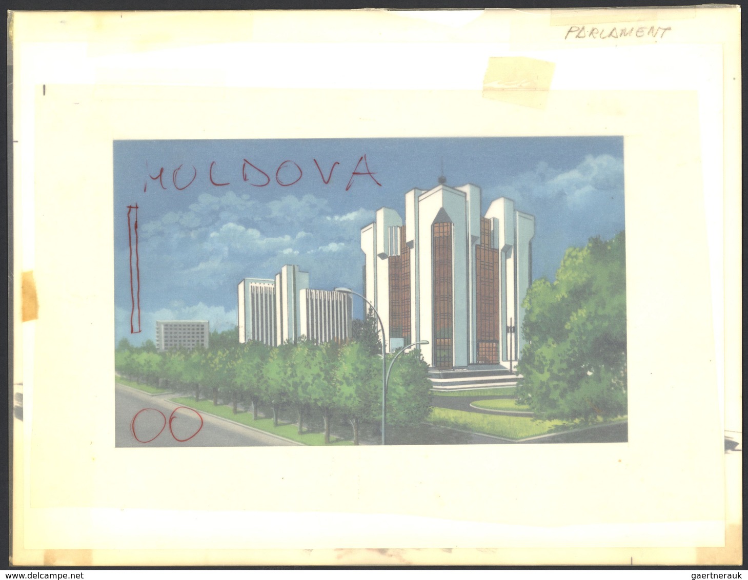 Thematik: Sehenswürdigkeiten / sights: 1994, MOLDOVA: prepared but NOT ISSUED definitives set 'Views