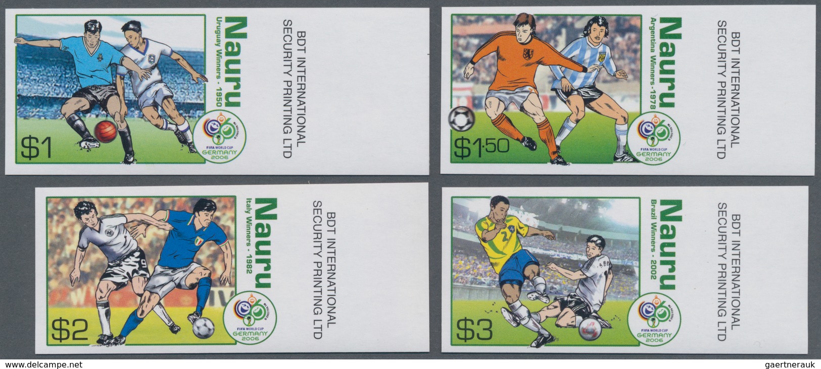 Thematik: Sport-Fußball / Sport-soccer, Football: 2006, NAURU: Football World Championship In German - Other & Unclassified