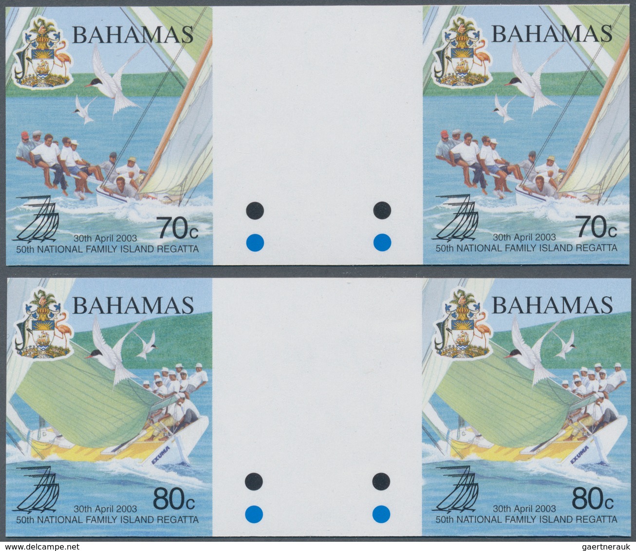 Thematik: Sport-Wassersport-Segeln / Sport-water Sports-sailing: 2003. Complete Set "50th National F - Zeilen