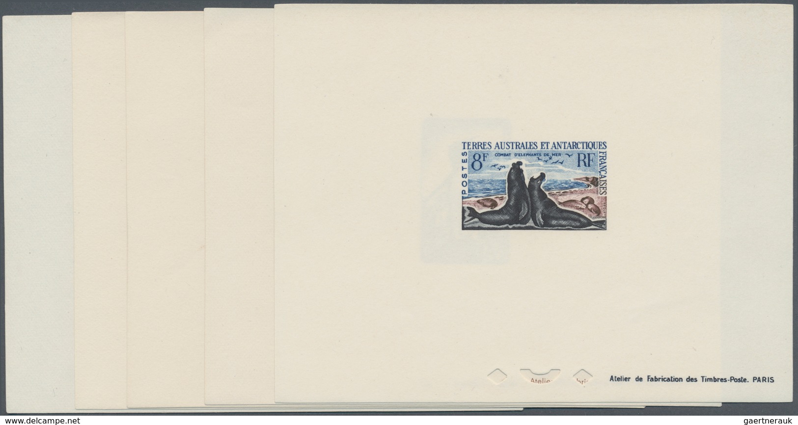 Thematik: Tiere, Fauna / Animals, Fauna: 1959/1963, TAAF, Definitives "Animals In Antarctica/Coat Of - Andere & Zonder Classificatie