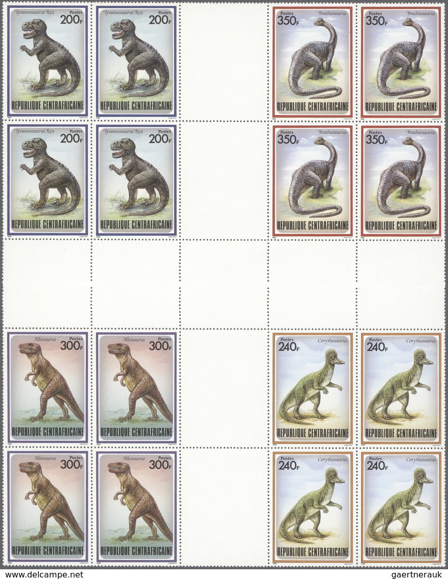 Thematik: Tiere-Dinosaurier / Animals-dinosaur: 1988, Central African Republic. The Complete Dinosau - Prehistorics