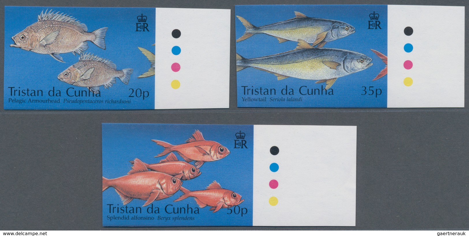 Thematik: Tiere-Fische / Animals-fishes: 2002, TRISTAN DA CUNHA: Fishery Industry Complete IMPERFORA - Fishes