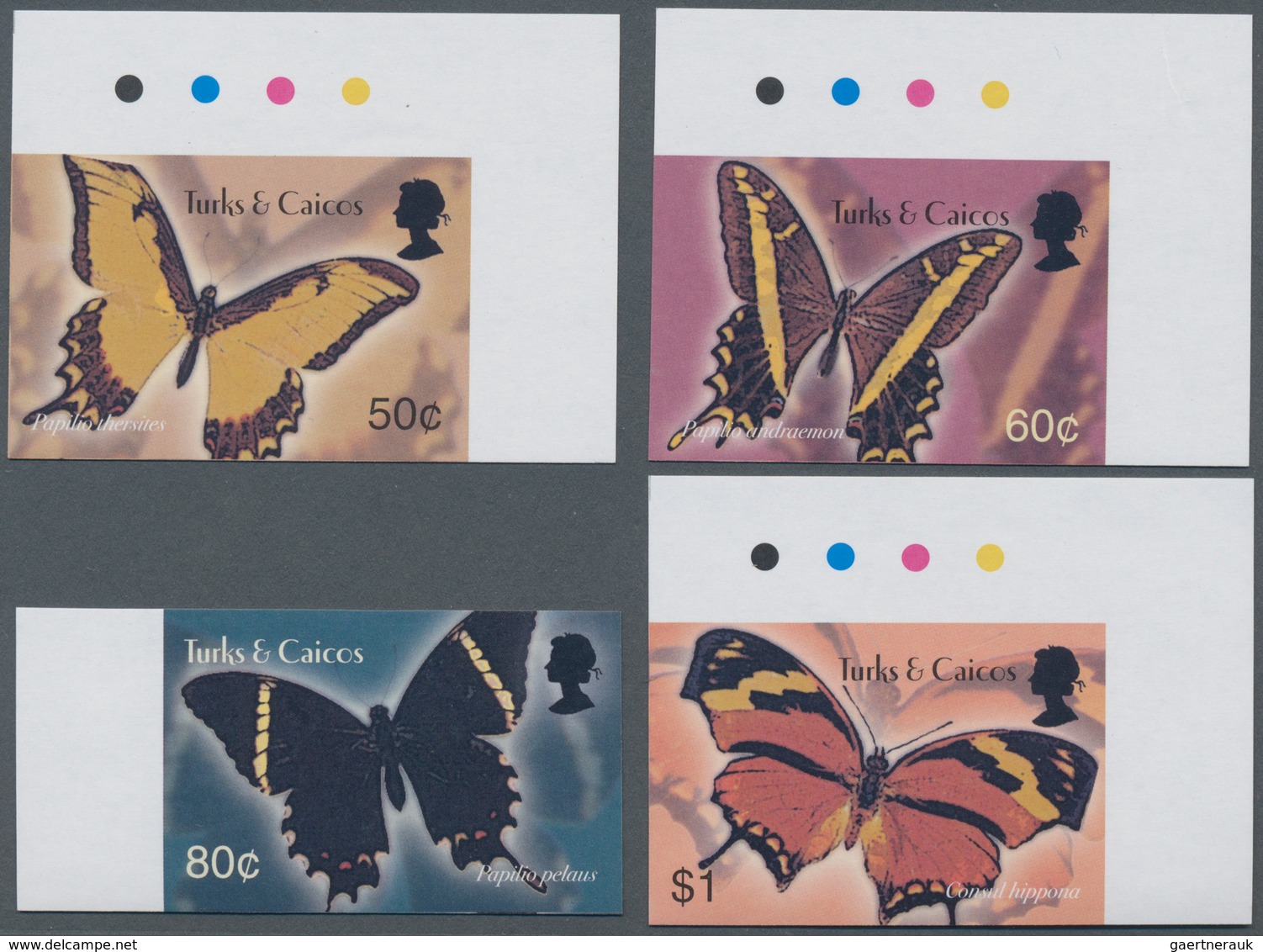 Thematik: Tiere-Schmetterlinge / Animals-butterflies: 2003, TURKS & CAICOS ISLANDS: Butterflies Comp - Butterflies