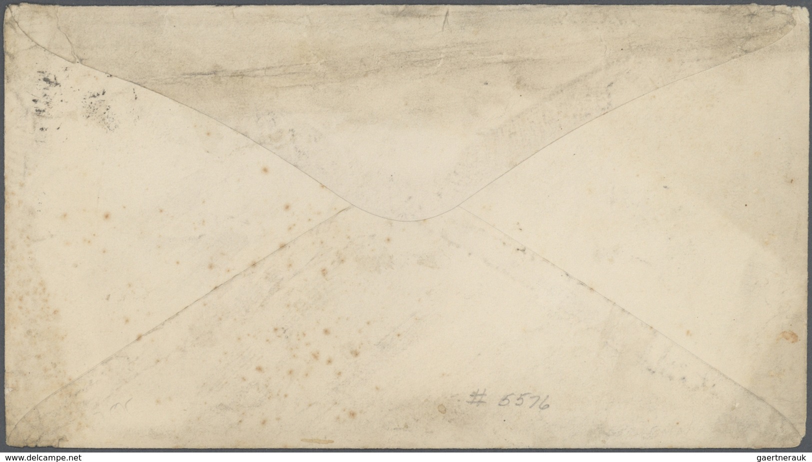 Thematik: Tiere-Vögel / Animals-birds: 1870 (ca.), USA, Illustrated Envelope (few Unobstrusive Imper - Other & Unclassified