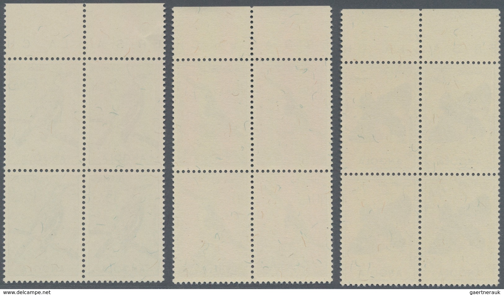 Thematik: Tiere-Vögel / Animals-birds: 1951, Birds, Cpl. Set 24 In Margin Blocks Of Four, Mint Never - Other & Unclassified