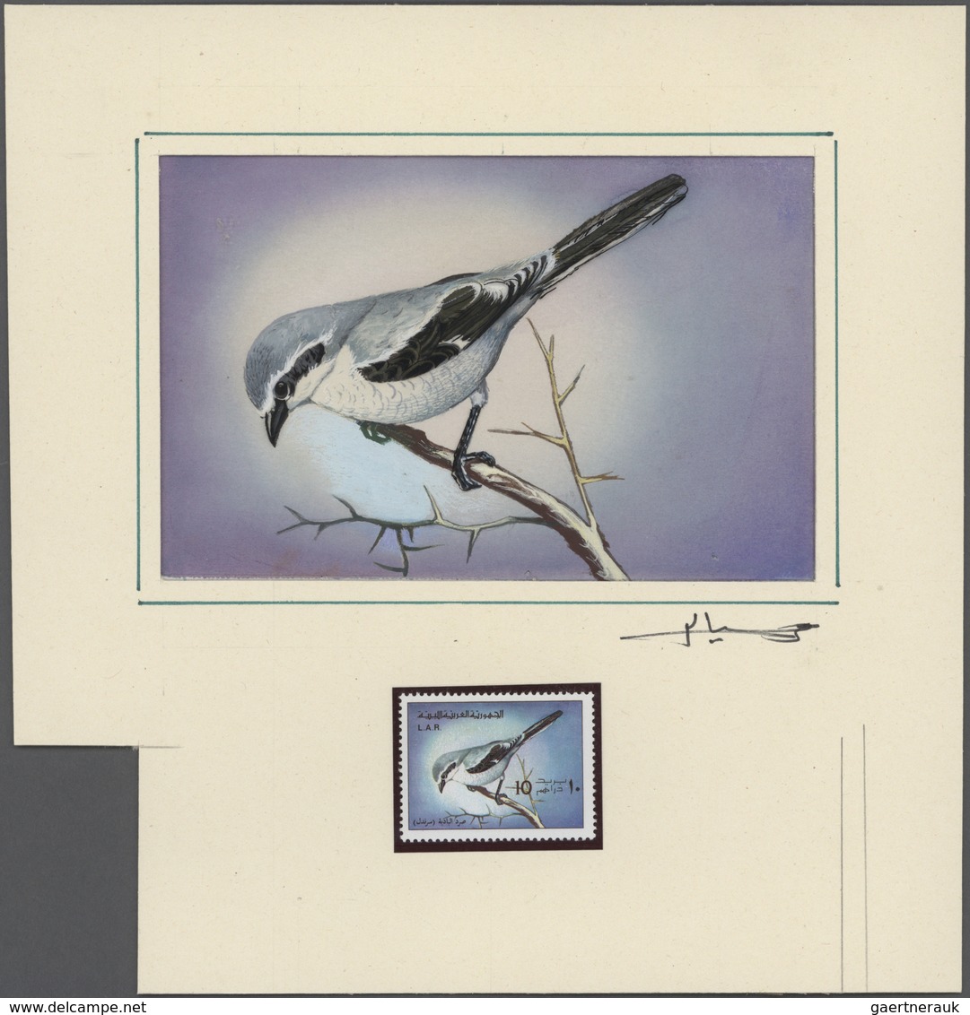 Thematik: Tiere-Vögel / Animals-birds: 1976. An Exceptional Series Of 5 Original Gouache Paintings ( - Otros & Sin Clasificación