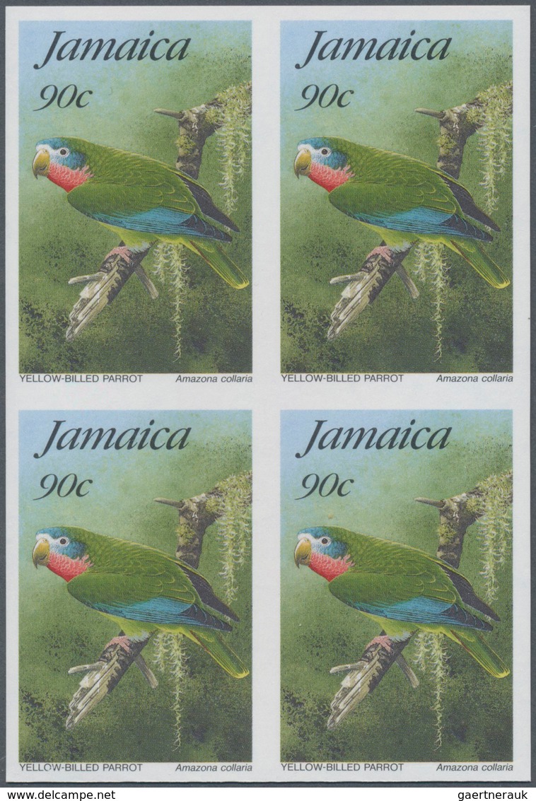 Thematik: Tiere-Vögel / Animals-birds: 1995, Jamaica. IMPERFORATE Block Of 4 For The 90c Value Of Th - Andere & Zonder Classificatie