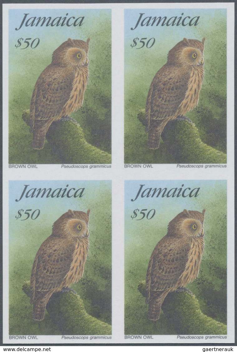 Thematik: Tiere-Vögel / Animals-birds: 1995, Jamaica. IMPERFORATE Block Of 4 For The $50 Value Of Th - Sonstige & Ohne Zuordnung