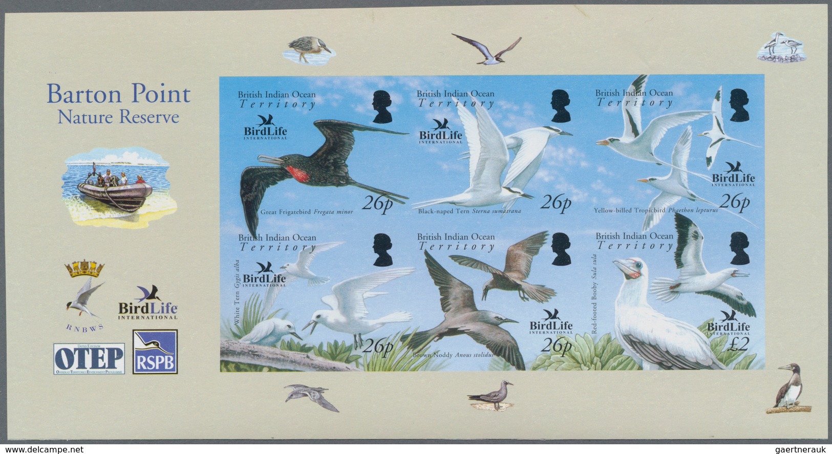 Thematik: Tiere-Vögel / Animals-birds: 2006, BRITISH INDIAN OCEAN TERRITORY: Barton Point Nature Res - Other & Unclassified