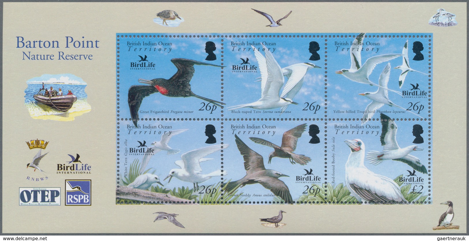 Thematik: Tiere-Vögel / Animals-birds: 2006, BRITISH INDIAN OCEAN TERRITORY: Barton Point Nature Res - Other & Unclassified
