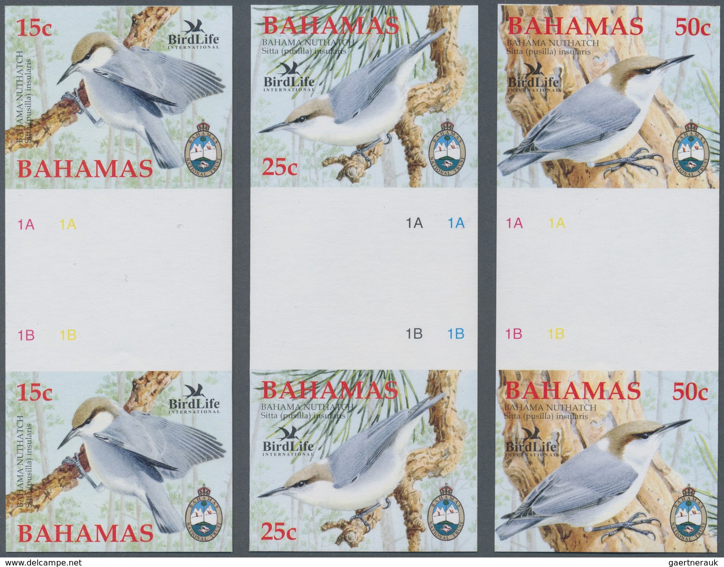 Thematik: Tiere-Vögel / Animals-birds: 2006, Bahamas. Complete Set "Nature Conservation Organisation - Other & Unclassified