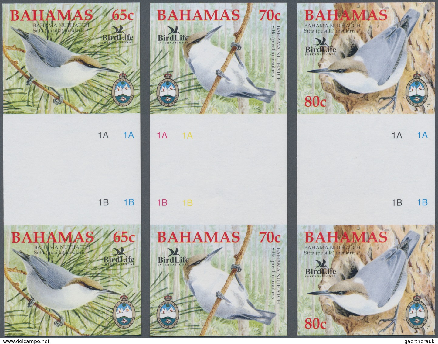 Thematik: Tiere-Vögel / Animals-birds: 2006, Bahamas. Complete Set "Nature Conservation Organisation - Other & Unclassified