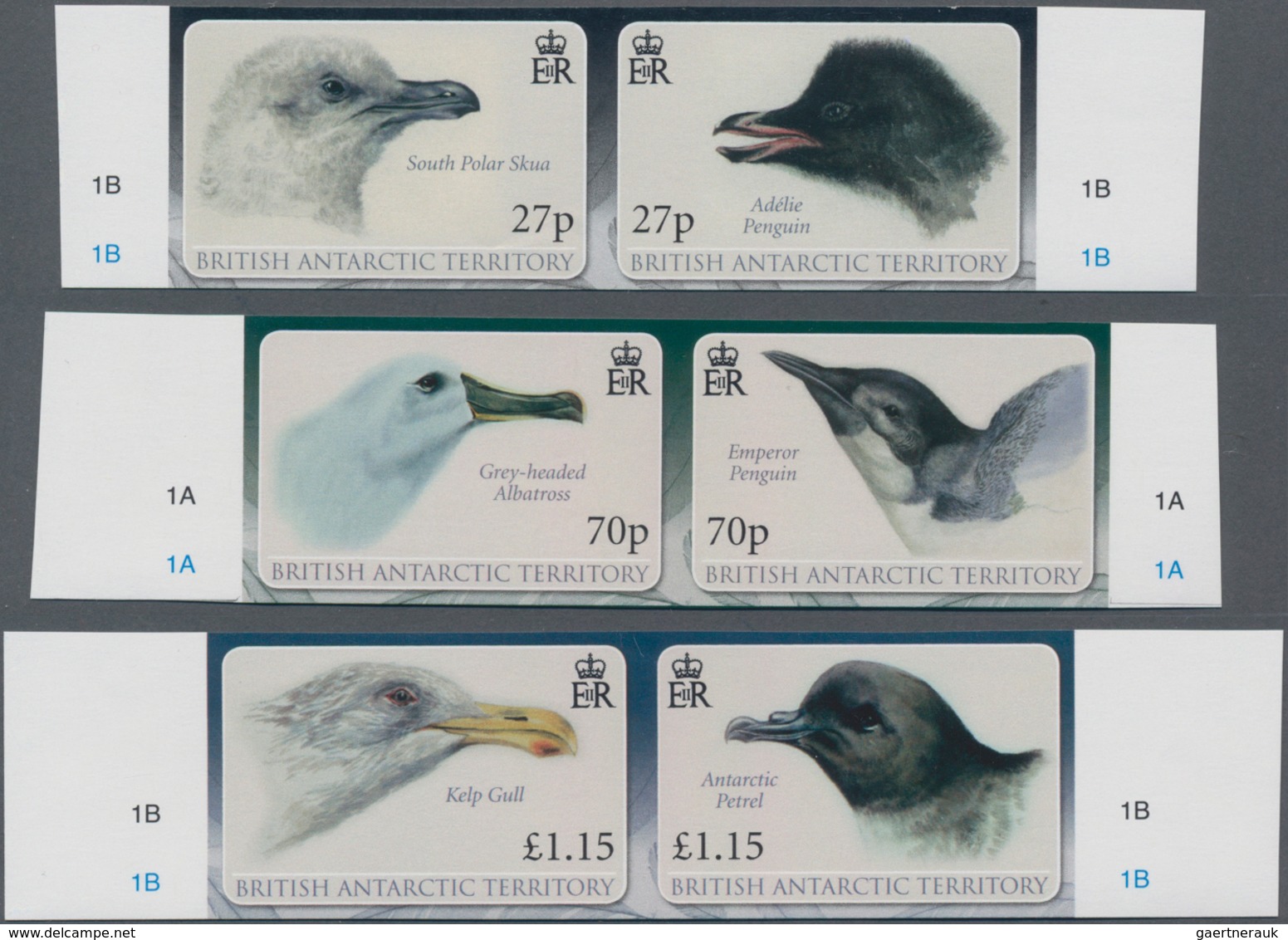 Thematik: Tiere-Vögel / Animals-birds: 2010, BRITISH ANTARCTIC TERRITORY: Antarctic Birds (South Pol - Other & Unclassified
