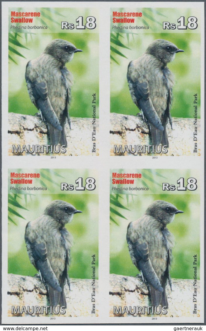 Thematik: Tiere-Vögel / Animals-birds: 2013, Mauritius. IMPERFORATE Block Of 4 For The 18rs Value Of - Otros & Sin Clasificación