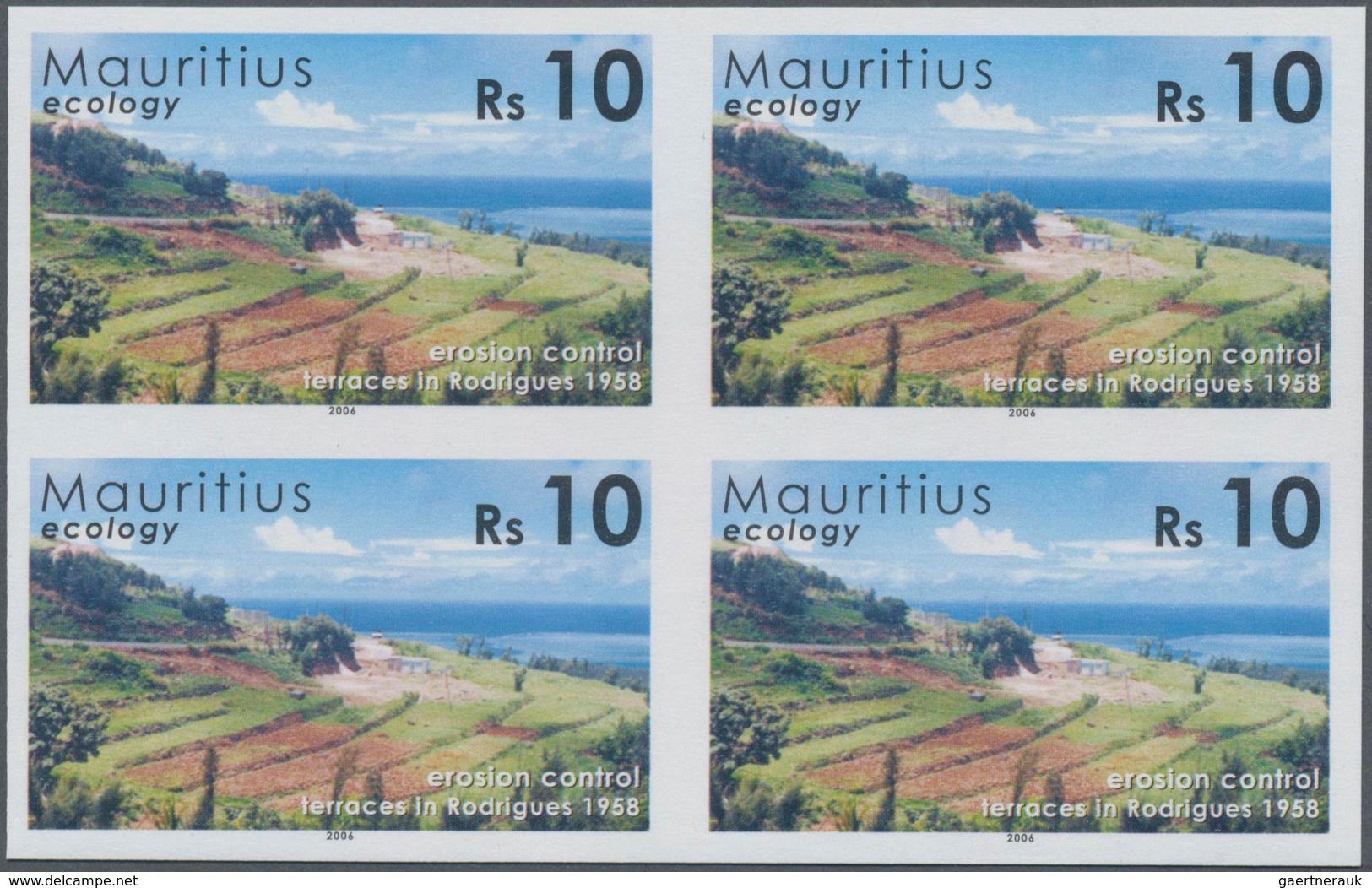 Thematik: Umweltschutz / Environment Protection: 2006, Mauritius. IMPERFORATE Block Of 4 For The 10r - Environment & Climate Protection