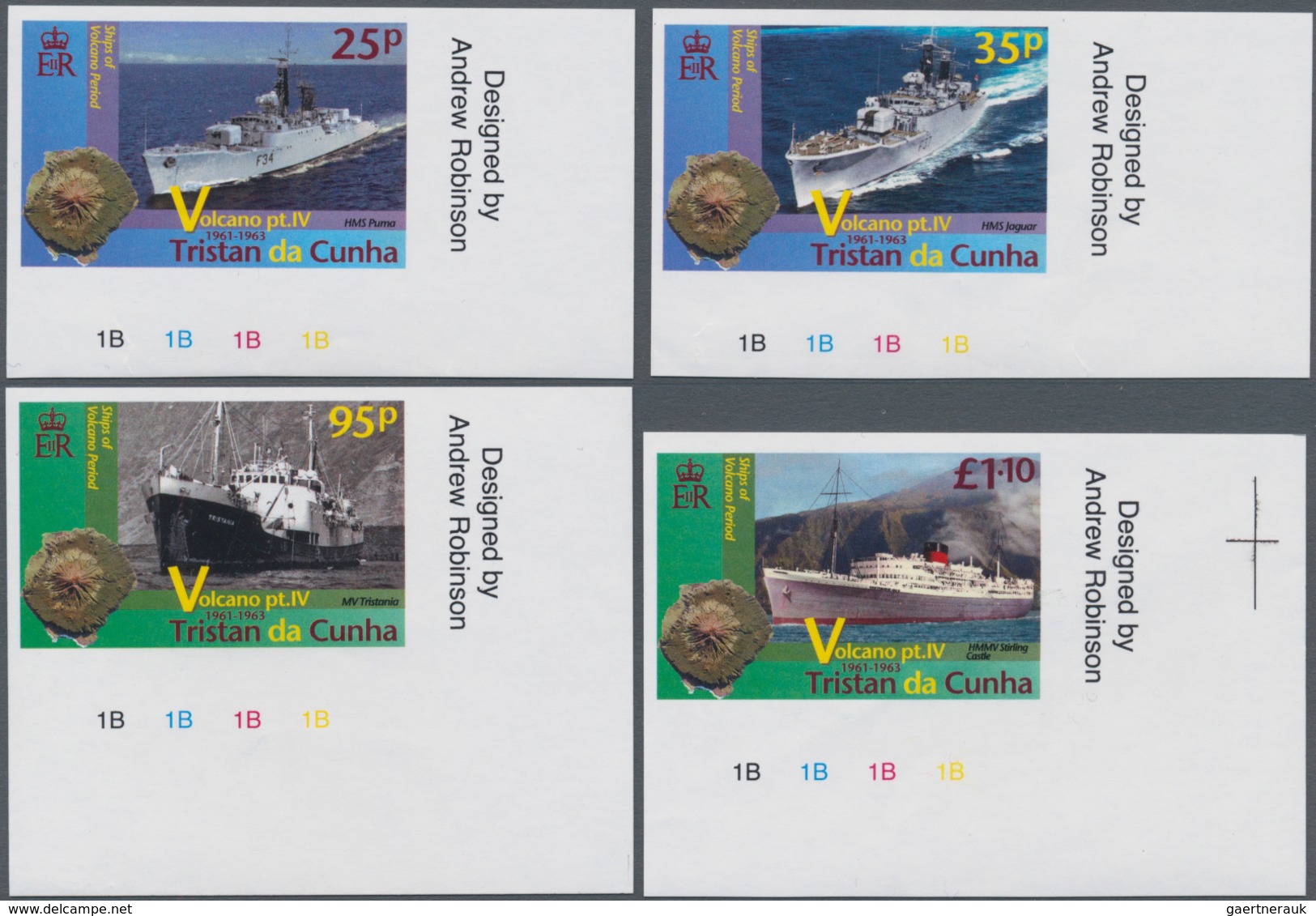 Thematik: Vulkane / Volcanoes: 2013, TRISTAN DA CUNHA: 50th Anniversary Of Volcanic Eruption (ships - Volcanes