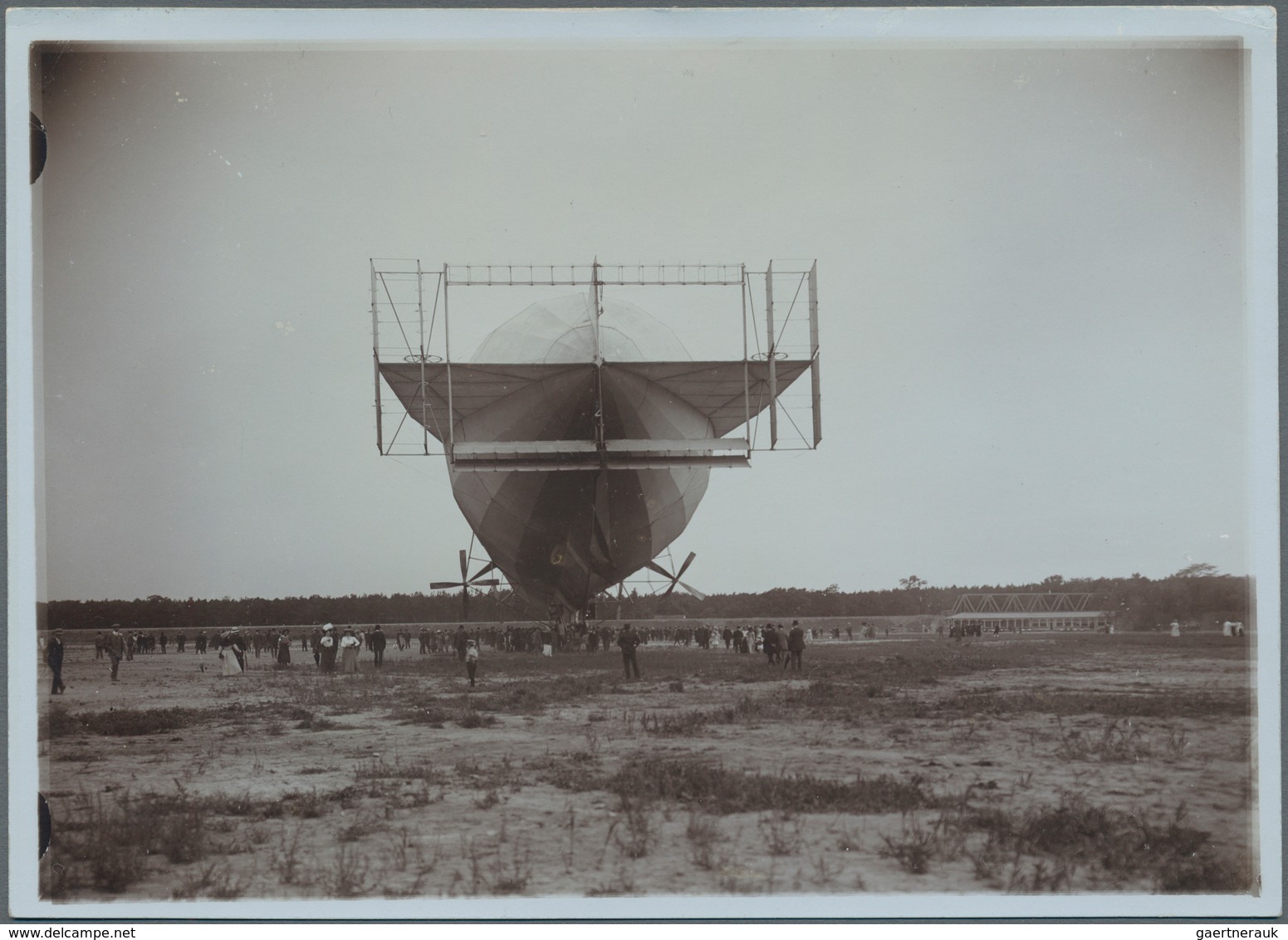 Thematik: Zeppelin / Zeppelin: 1911. Original, Private, Period Photo Of A Pioneering Airship At Pots - Zeppelins