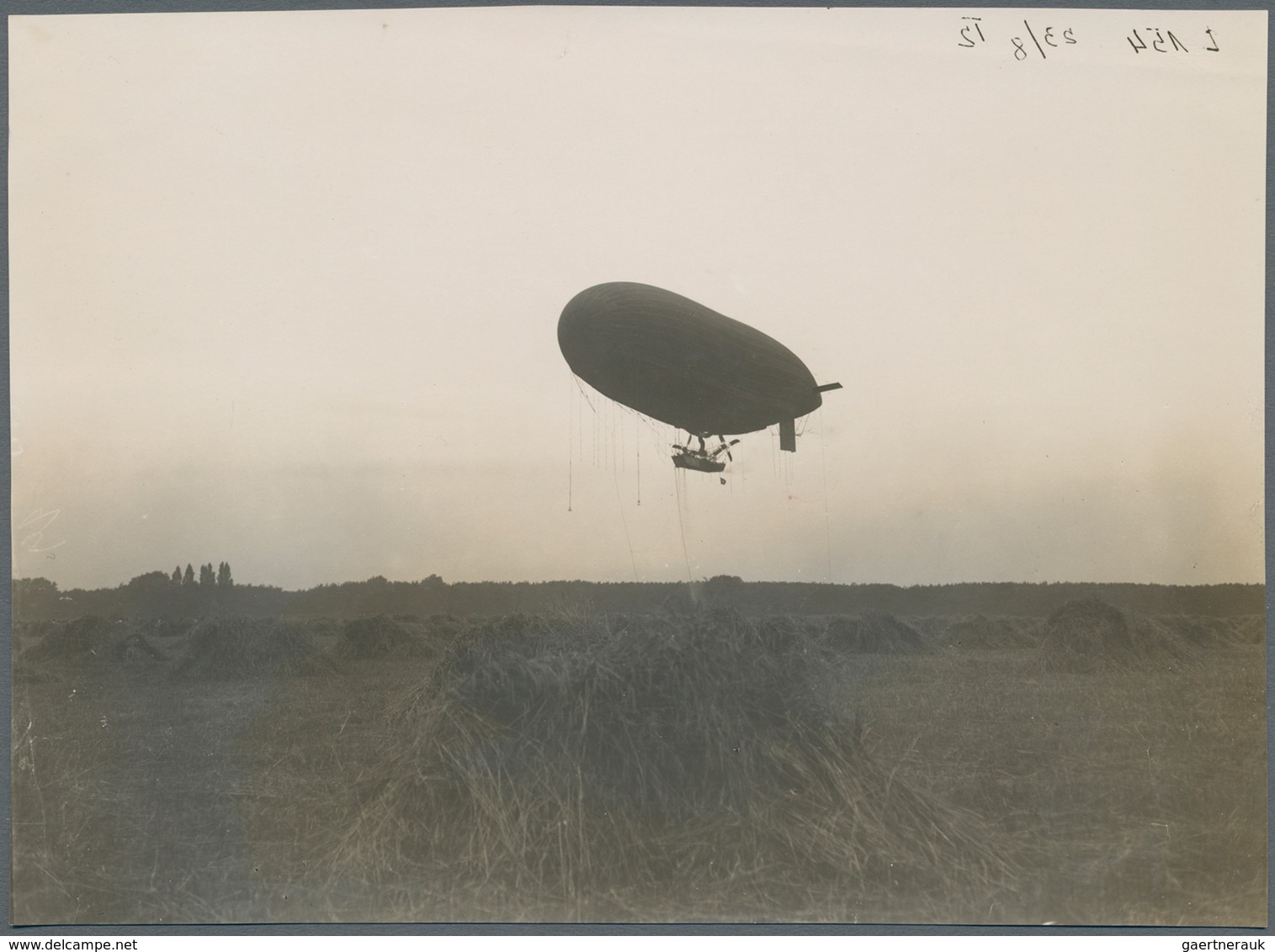 Thematik: Zeppelin / Zeppelin: 1912 (ca.) Original German Pre-WWI Photo Of A Pioneering Parseval Air - Zeppelines