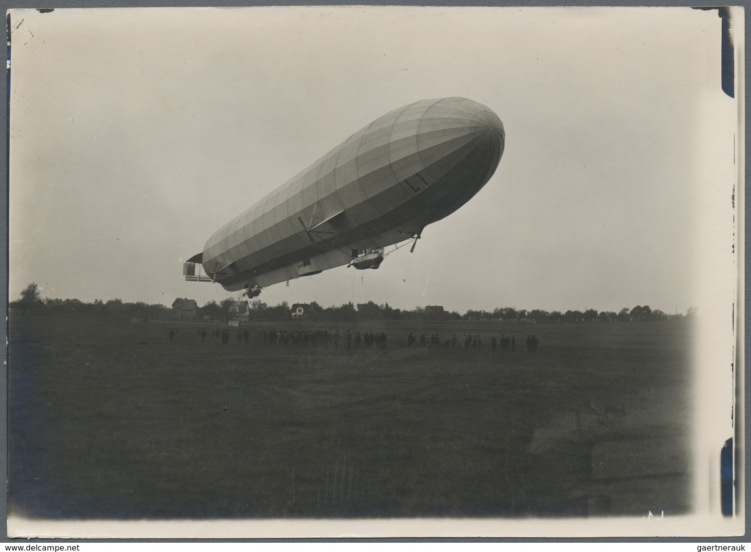 Thematik: Zeppelin / Zeppelin: 1913. Original, Period, WWI-era Photograph Of Pioneering German Zeppe - Zeppelins