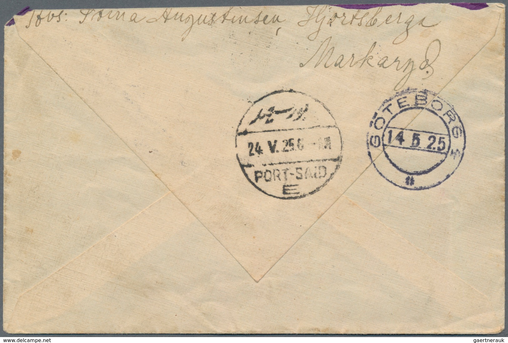 Ägypten - Dienstmarken: 1957/1929: Official Registered Airmail Cover From Cairo To Switzerland Beari - Oficiales