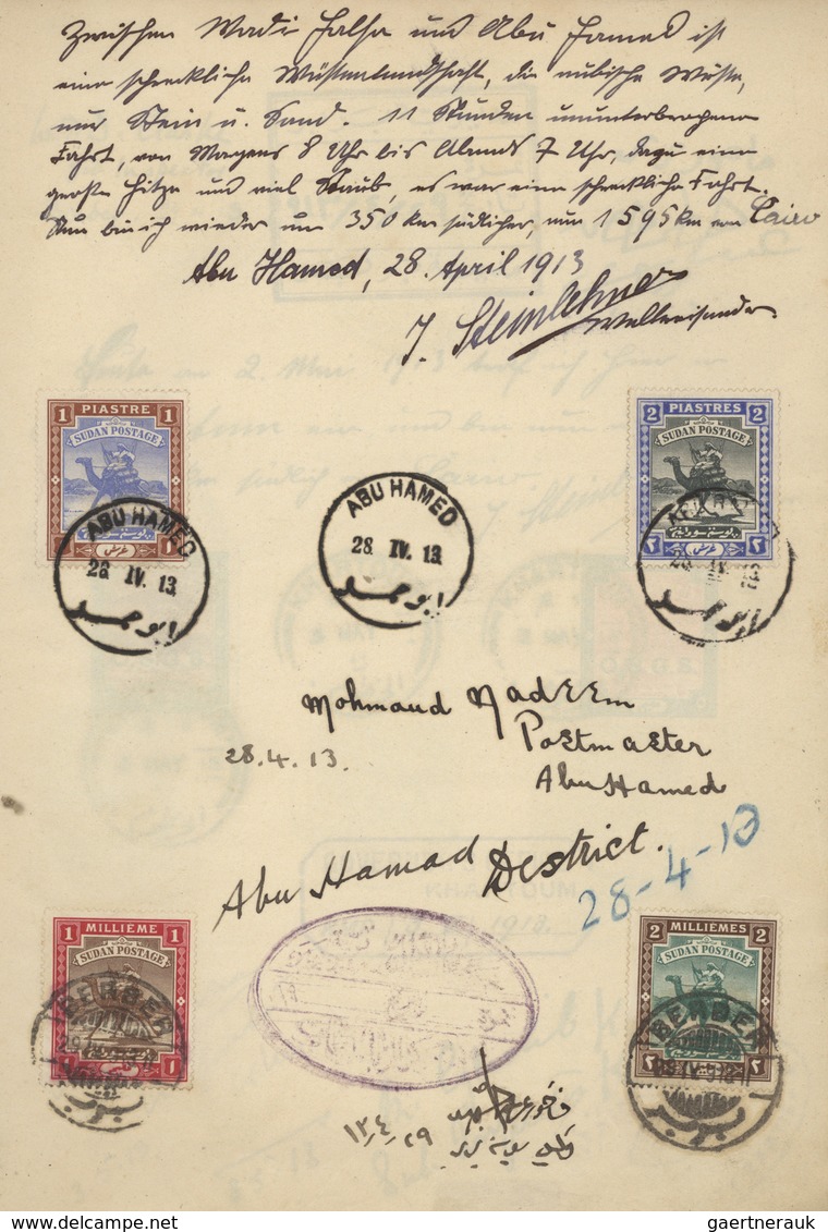 Ägypten - Besonderheiten: 1913, 25 Jan - 4 Aug, PHILATELIC TRAVEL DIARY "AFRICA ROUND TRIP" Of Mr Jo - Other & Unclassified