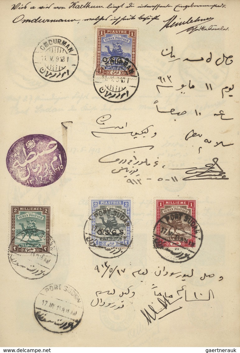 Ägypten - Besonderheiten: 1913, 25 Jan - 4 Aug, PHILATELIC TRAVEL DIARY "AFRICA ROUND TRIP" Of Mr Jo - Other & Unclassified
