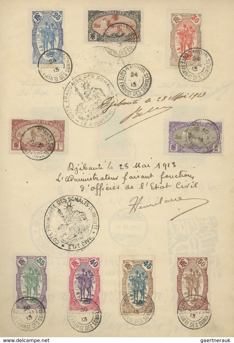 Ägypten - Besonderheiten: 1913, 25 Jan - 4 Aug, PHILATELIC TRAVEL DIARY "AFRICA ROUND TRIP" of Mr Jo