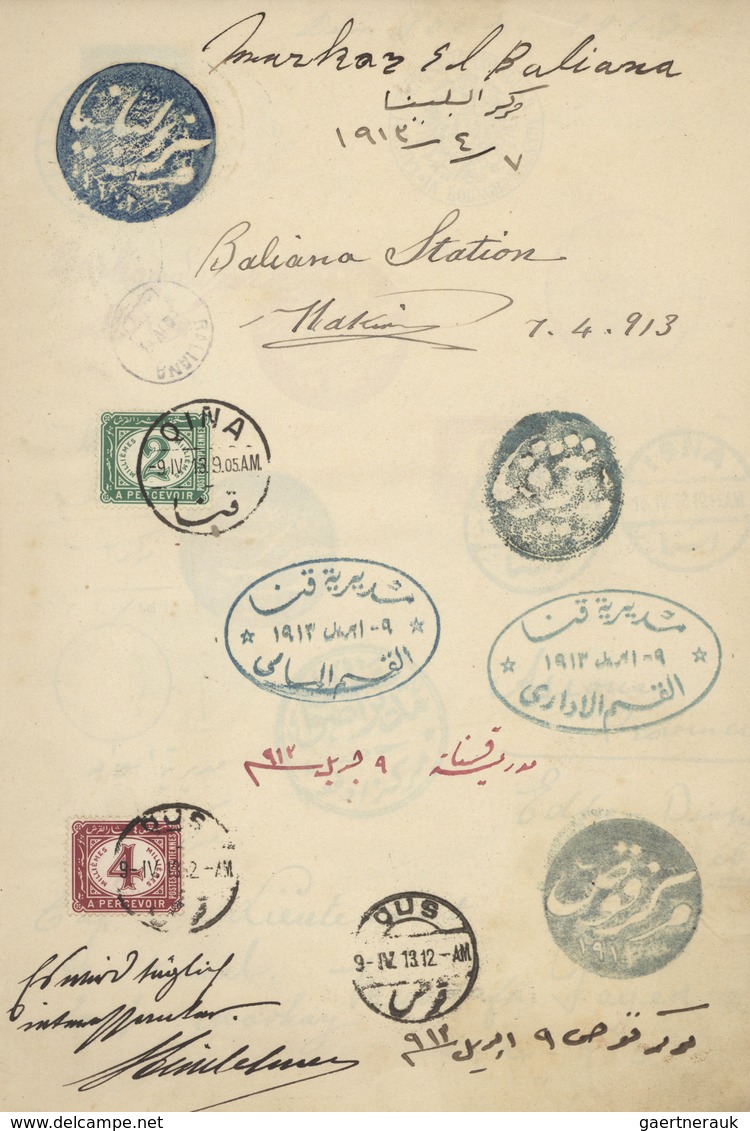 Ägypten - Besonderheiten: 1913, 25 Jan - 4 Aug, PHILATELIC TRAVEL DIARY "AFRICA ROUND TRIP" of Mr Jo