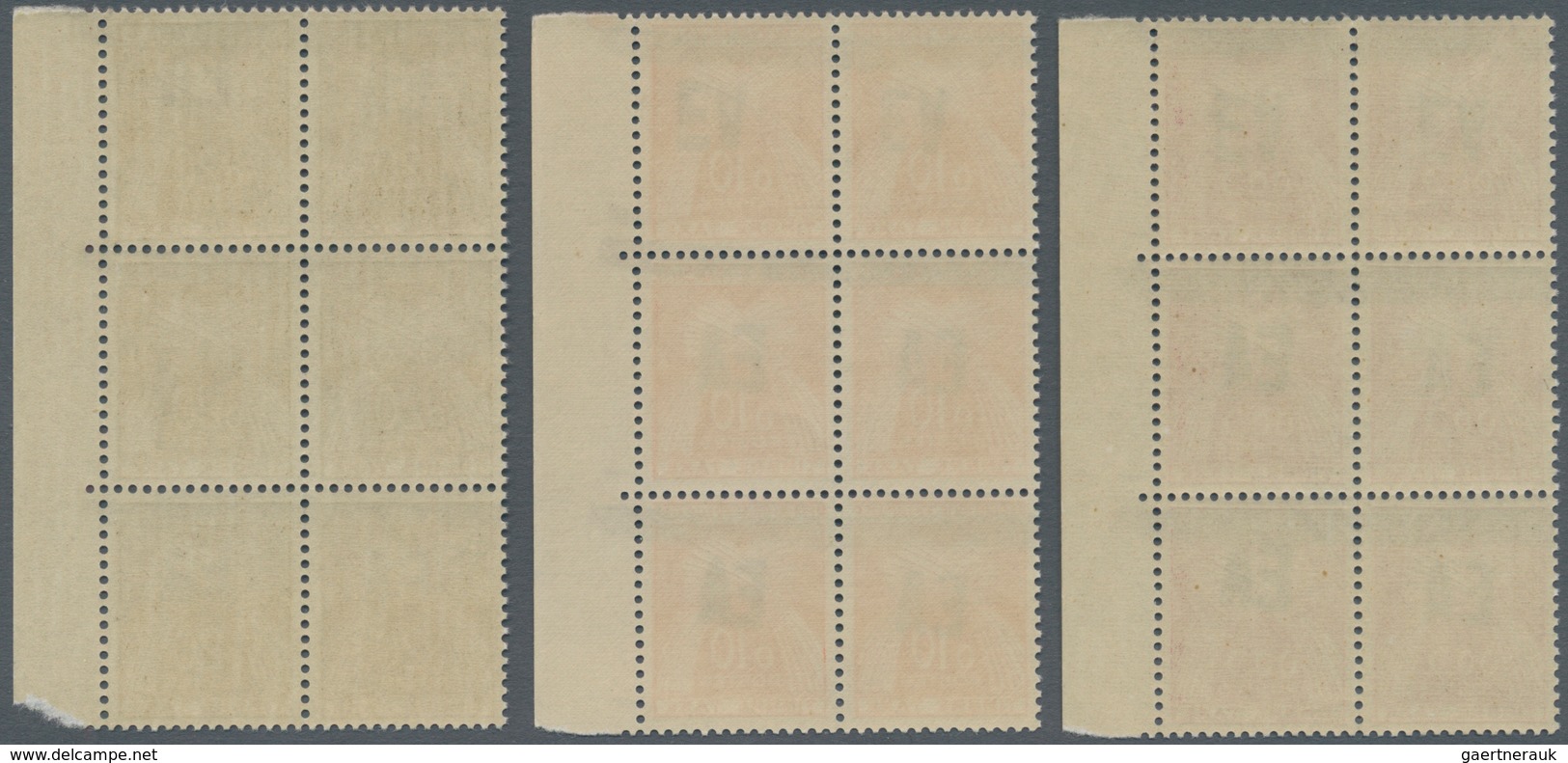 Algerien - Portomarken: 1962, Postage Due Stamps Of France With Hand-stamp Overprint "EA" And Bar Ov - Algerije (1962-...)