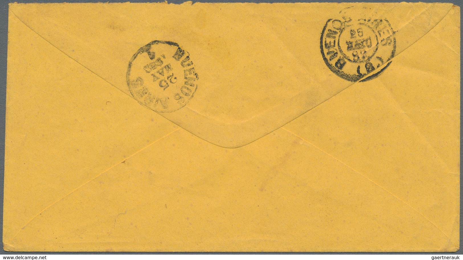 Argentinien: 1882 EXHIBITION: Stampless Envelope From The "Comision De La Exposicion 49 Rivadavia, C - Andere & Zonder Classificatie