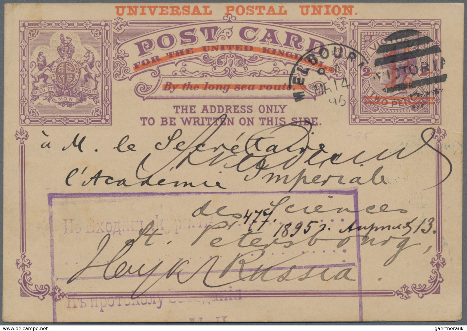 Neusüdwales: 1895/1906: Two Postcards From New South Wales (2) And One P/s Card From Victoria To Spe - Covers & Documents