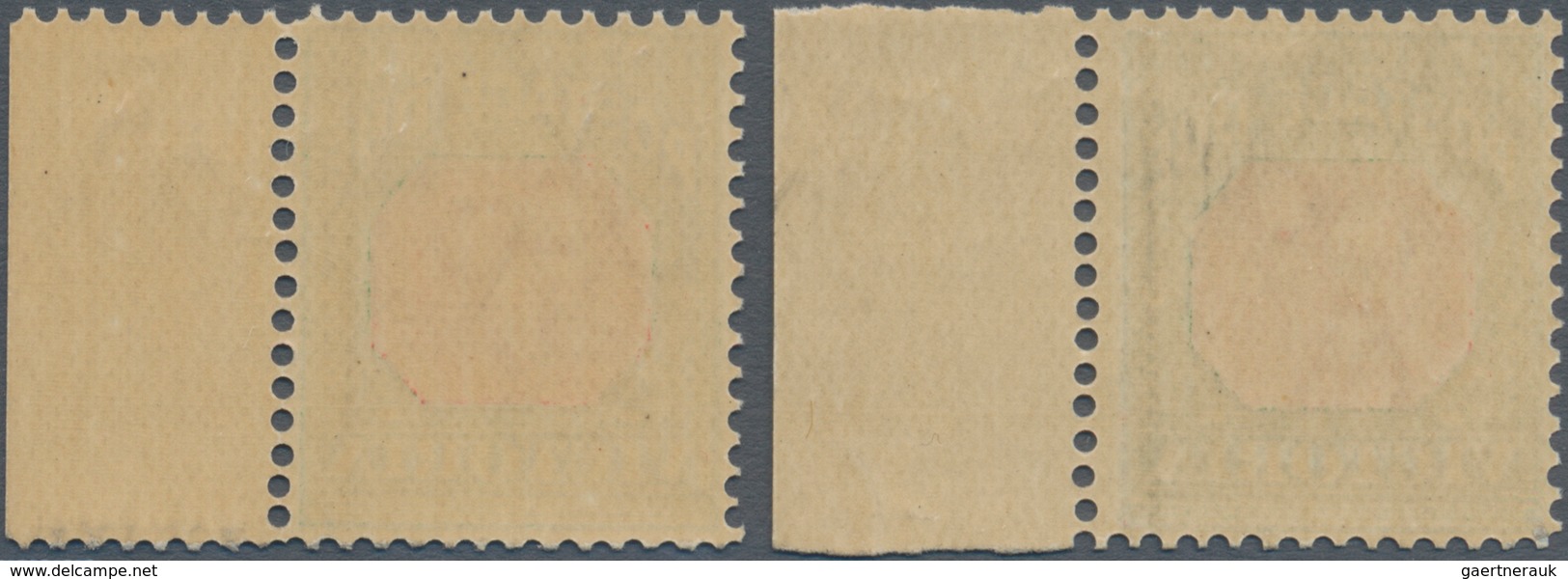 Victoria - Portomarken: 1903, Postage Dues 2s. And 5s. Scarlet And Deep Green Both From Right Margin - Covers & Documents