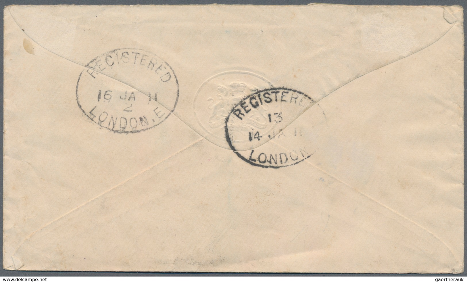 Westaustralien: 1910 (15.12.), Swan 5d. Olive-bistre Single Use On Registered OHMS Cover From PERTH - Brieven En Documenten