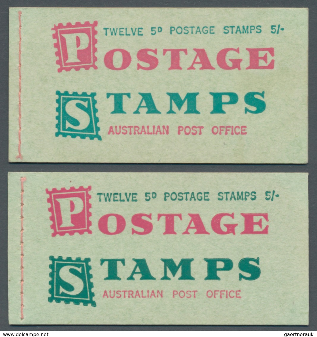 Australien - Markenheftchen: 1953/1965, Six Different QEII Booklets 3s.6d. To 5s. Containing Some Di - Booklets