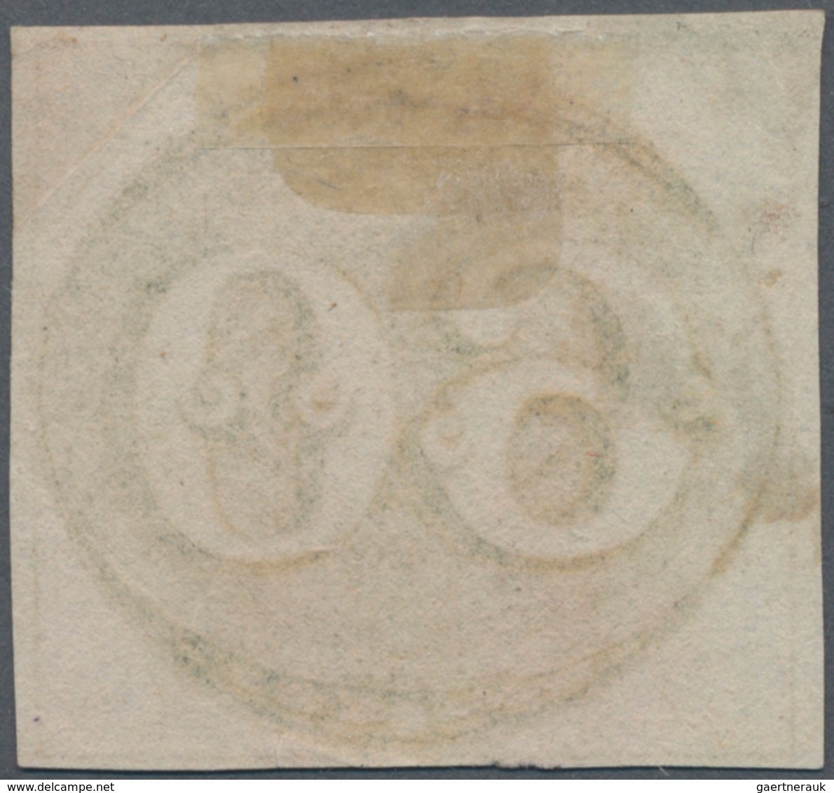Brasilien: 1843, Bull's Eye 60 R. Deep Black On Thin Paper, Fresh Colour, Close To Full Margins, Unu - Other & Unclassified
