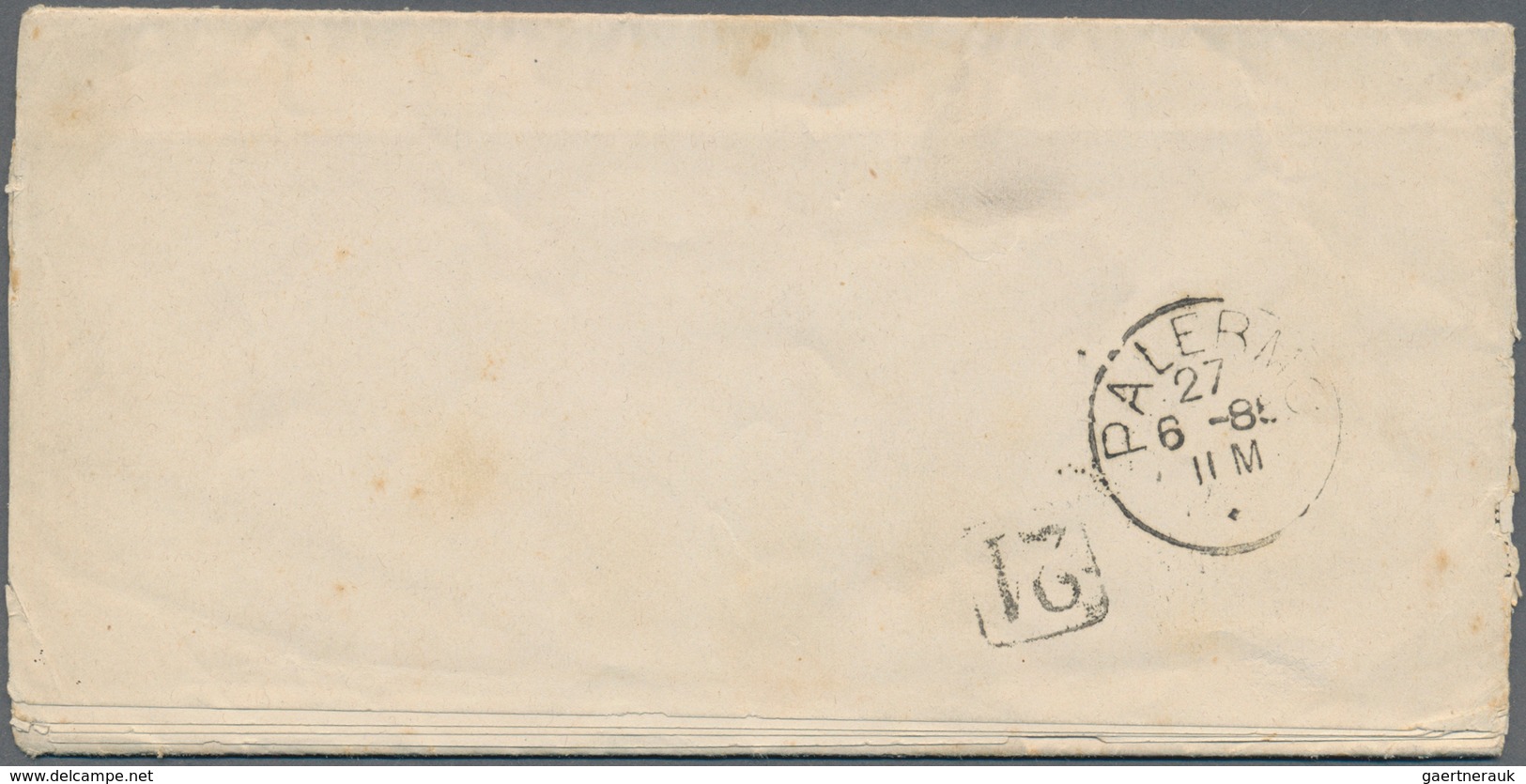 Brasilien: 1885, Dom Pedro 80r. Red Rouletted (oxidated Colour), Single Franking On Printed Matter F - Other & Unclassified