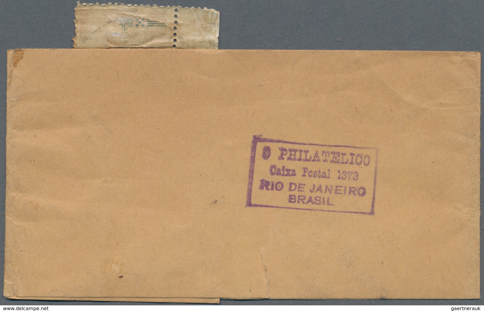 Brasilien: 1926/30, To Korea: Two Registered Covers From Pernambuco (endorsed "Pelo ALMANZORRA") Res - Other & Unclassified