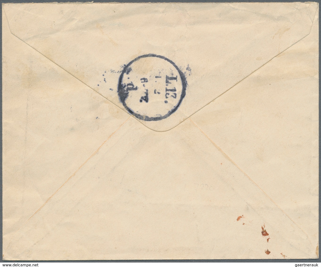 Brasilien - Ganzsachen: 1900, Stationery Envelope Liberty Head 200r. Mauve Uprated By Liberty Head 2 - Postal Stationery