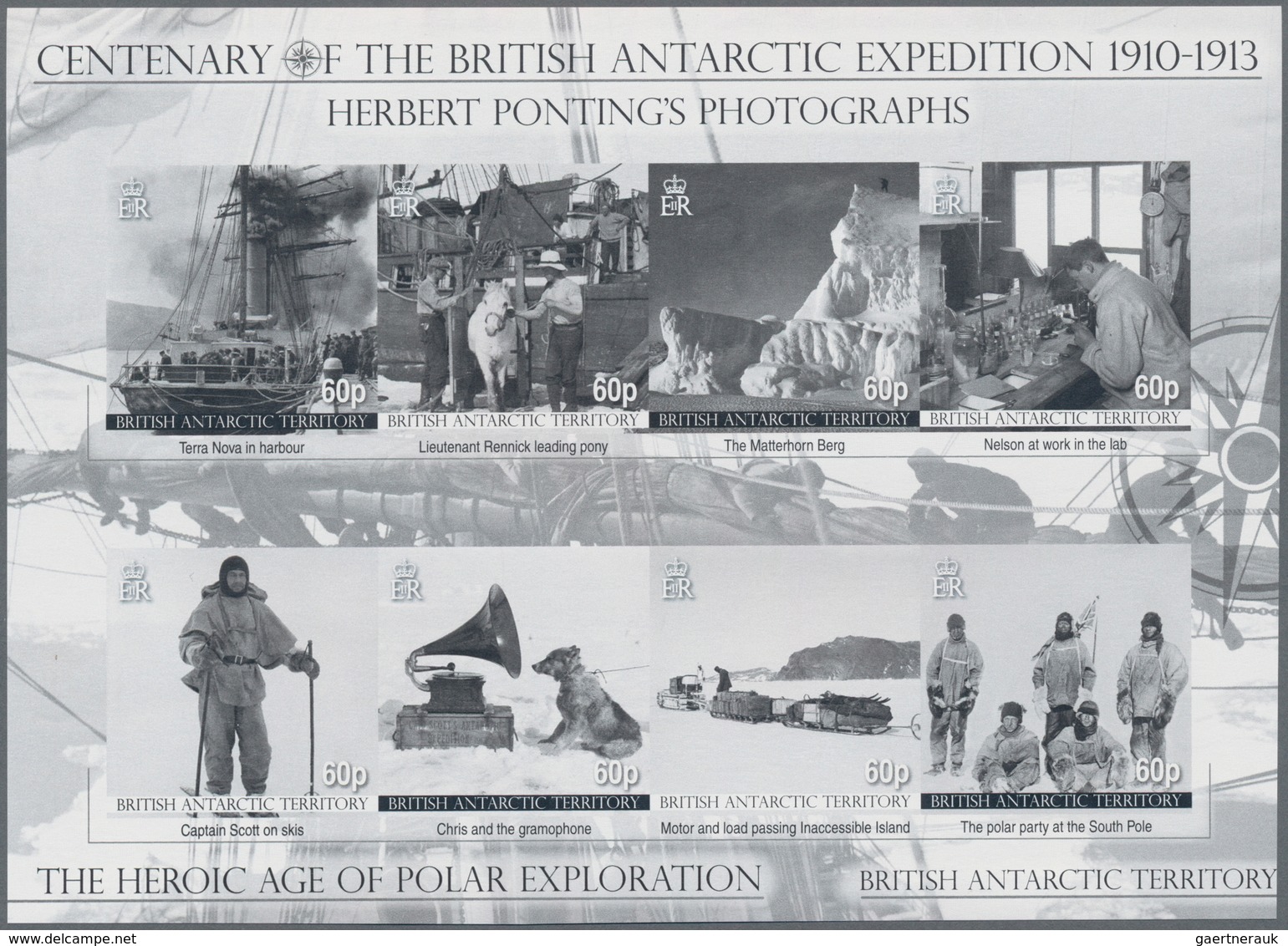 Britische Gebiete In Der Antarktis: 2010, Centenary Of The British Antarctic Expedition 1910-1913 Co - Ongebruikt