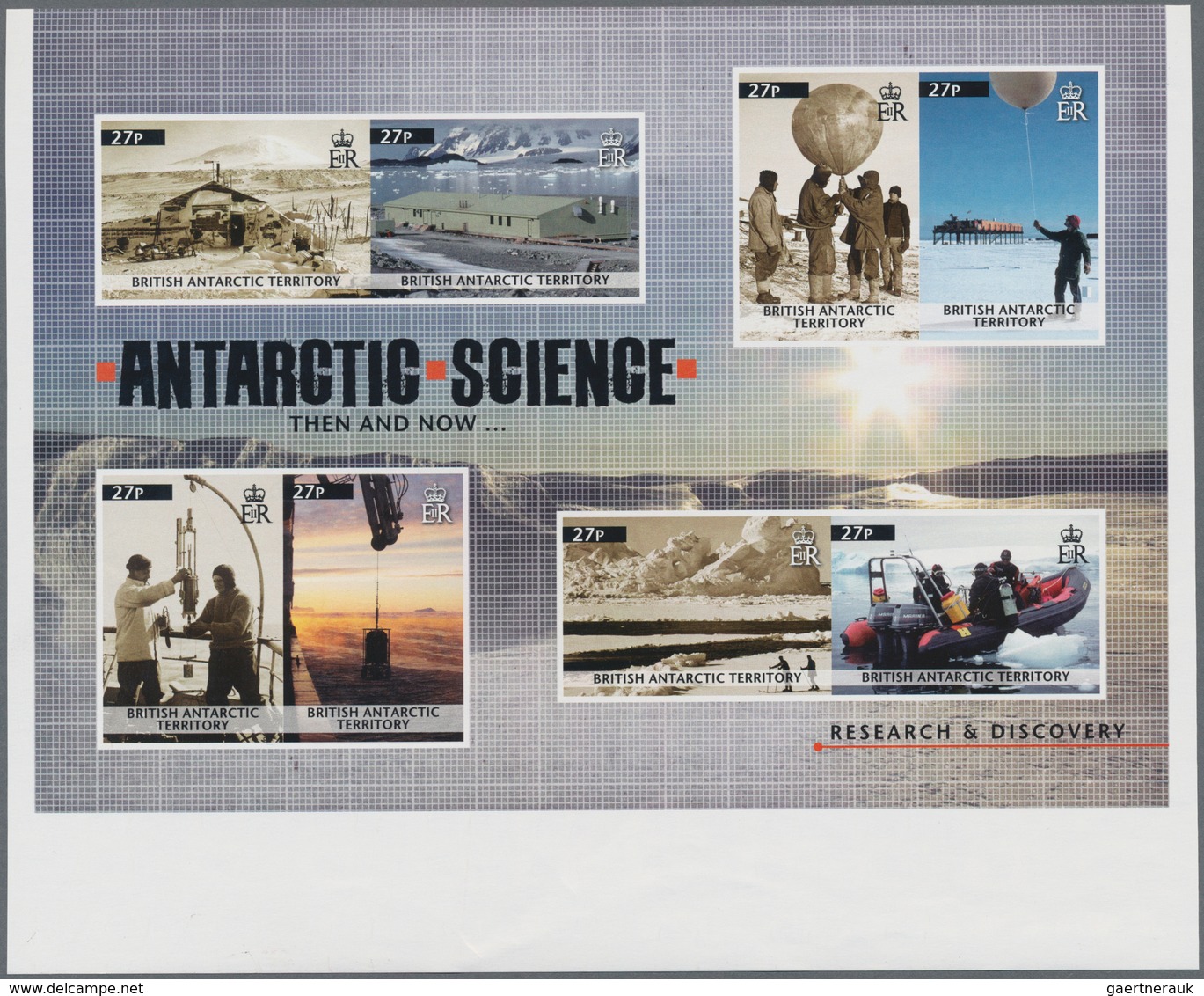 Britische Gebiete In Der Antarktis: 2011, Research And Discovery In The Antarctic Complete Set Of Ei - Unused Stamps