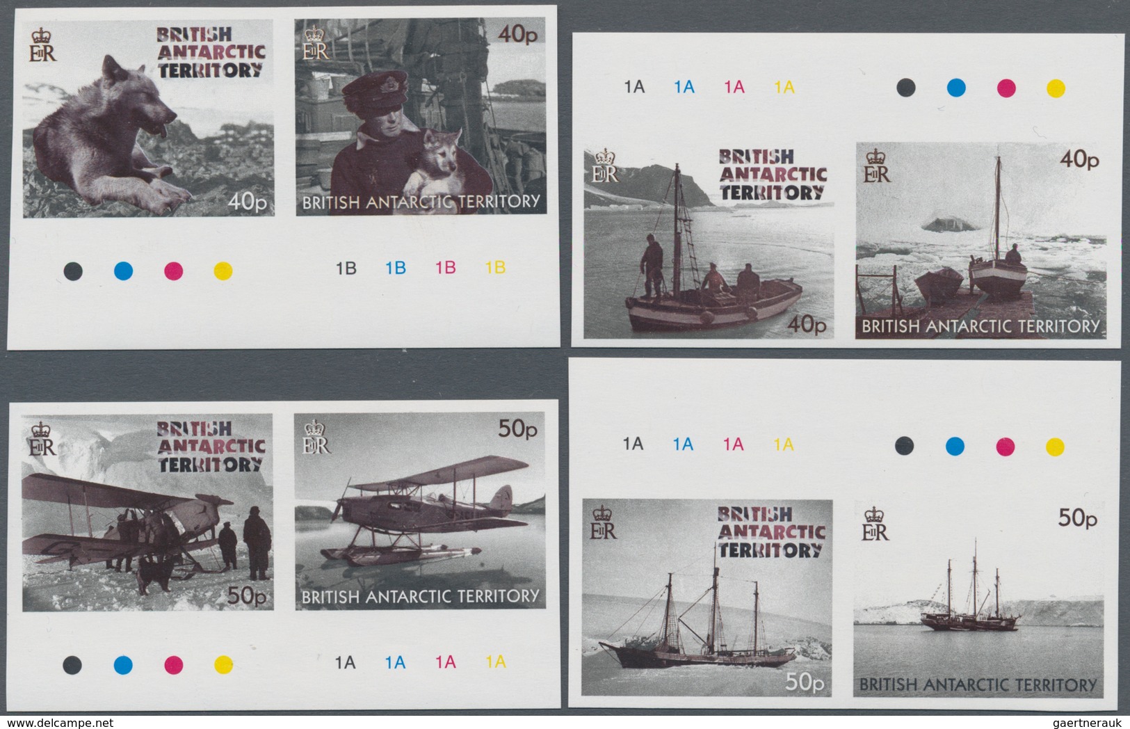 Britische Gebiete In Der Antarktis: 2012, 75 Years Expedition To Grahamland Complete Set Of Eight In - Unused Stamps